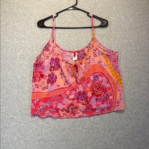 Floral Pink Camisole Top
